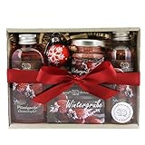 Geschenkset für Weihnachten Pflegeset Weihnachtszeit mit 100g Schafmilchseife, 75ml...