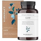 Kurkraft® 5-HTP - LABORGEPRÜFT - 180 Kapseln - 100mg reines 5-HTP - OHNE...