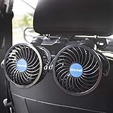 Elektroauto-Ventilatoren für den Rücksitz Passagier Tragbarer Autositz-Ventilator...