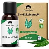Emma Grün® BIO Eukalyptusöl Ätherisches Öl [100% Naturrein] - Bio Ätherische Öle -...