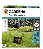 Gardena Sprinklersystem Komplett-Set mit Versenk-Viereckregner OS 140: Bewässerungssystem...