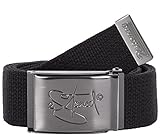 Original 2stoned Tresor Gürtel/Safe Belt in Schwarz 4cm breit mit matter...