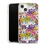 DeinDesign Silikon Hülle kompatibel mit Apple iPhone 14 Case transparent Handyhülle...