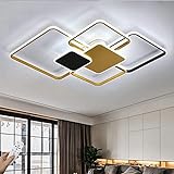 Moderne LED-Deckenleuchte Dimmbare Wohnzimmer-Deckenleuchte mit Fernbedienung...