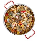 DISPRA Kasserolle de Les Jours | Pfanne de Les jours aus Edelstahl mit Griff gegen...