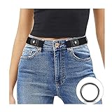 JasGood Schnallenfreier Damen Stretch Elastischer Gürtel für Damen Herren,...