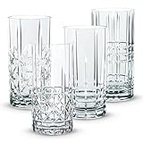 Nachtmann 4-teiliges Longdrinkgläser Set, 445 ml, Highland, 97784, Cocktailgläser aus...