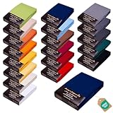 AVANTGARDE Premium Spannbettlaken - 180x200-200x220-40cm Steg - auch für Boxspringbett &...