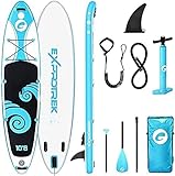 Exprotrek Stand Up Paddling Board, aufblasbares SUP Board, Stand Up Paddle Board Set, 6...