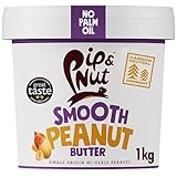 Pip & Nut - Cremige Erdnussbutter (1kg), Kein Palmöl, ohne Zuckerzusatz, ein...