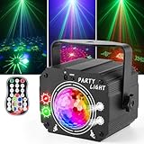Nigecue 3 in 1 Discolicht Partylicht mit Fernbedienung, Musikgesteuert Disco Licht mit...