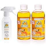 Das blaue Wunder Liquid Orange Orangenreiniger 2 x 500 ml Konzentrat, Allzweckreiniger...