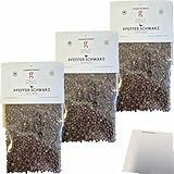 Gisellas Bottega Pfeffer Schwarz 3er Pack (3x50g Packung) + usy Block