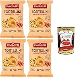 Pagani Pasta all' Uovo Tortellini con Prosciutto Crudo, Eiernudeln mit Parma ham, Pasta...