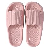 HSHAPAY Unisex Badeschuhe Damen Slides Sandalen Hausschuhe Herren Sommer Garten...