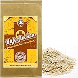 Bio Haferflocken gekeimt & zu Flocken verarbeitet- 500g - Rohkostqualität...