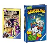 Ravensburger 23082 - Schoko Hexe, Mitbringspiel für 2-6 Spieler & 23081 - Gruselino,...