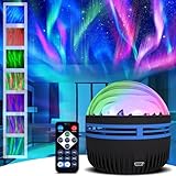 Nordlicht Projektor, Nordlicht Lampe Galaxy Projector, 2 in 1 Projektor für...