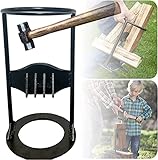 FEINKA holzspalter manuell Tragbarer Holzspalter, Brennholzspalter, Holzspalter, manueller...
