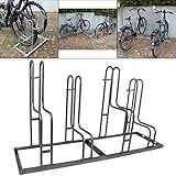 Fahrradständer Reihenparker für 4 Fahrräder feuerverzinkt 2x2...