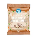 Amazon-Marke: Happy Belly Fruchttropfen und Geröstete Erdnüsse, 28gr x 20-er pack