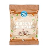 Amazon-Marke: Happy Belly Fruchttropfen und Geröstete Erdnüsse, 28gr x 20-er pack