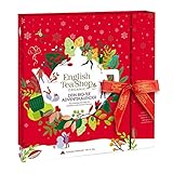 ETS - Premium Tee Adventskalender mit Schleife 'Red Christmas', 25 BIO Tee in...