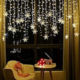 OAICIA Lichterkette LED Sterne Lichterketten 96 LED 3.5m Weihnachten Licht mit...