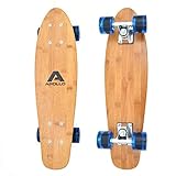 Apollo Fancy Skateboard, Vintage Mini Cruiser | Komplett, 22.5inch | Mini-Board mit Holz...