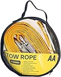 AA 2T 3,5m Abschleppseil AA6189 - Gelber Gurtstyle Abschleppgurt für Pannen,...