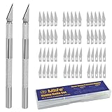 Mlife Precision Carving Craft Messer Set 60 Ersatzklingen Skalpell Schnitzmesser für DIY...