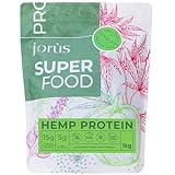 jorus Super Food Hanfproteinpulver 1 kg – perfekt für vegane Bio-, vegetarische und...