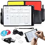 Homethrive Schiedsrichter Set, Fussball Schiedsrichter Karten Rote Gelbe Karte...