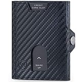 VON HEESEN® Slim Wallet mit Münzfach & RFID-Schutz - Mini Geldbörse Herren &...