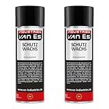 VE-INDUSTRIES 2X Schutzwachs Spray 400ml transparent Sprühwachs Unterbodenschutz...