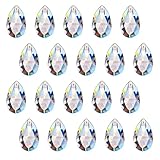 20 Stück Diamantform Kristalle zum Aufhängen – Sonnenfänger Kristall, Prisma,...