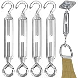 UIEXAY M6 Spannschloss Seilspanner Edelstahl 304 Drahtseil Spanner Spannschlösser Mit...