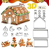 Svanco Plätzchen Ausstecher Weihnachten Keksausstecher für Kinder DIY Keks...