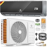 KESSER® Split Klimaanlage Set Quick Connect 9000 BTU 2,6 kW – WiFi & App...