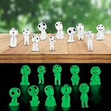 EEEKit Baum Elfen Puppe, 10 Stück Leuchtende Gartengeister Miniaturfiguren...