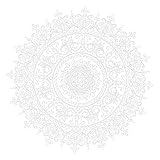 perfeclan Mandala-Schablone, Mandala-Malschablone, Zeichenschablone, Mandala-Malvorlage...