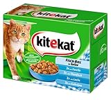 Kitekat Fisch-Box in Gelee 4x(12x100g) - Katzenfutter
