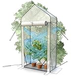Heimfleiss® Tomatengewächshaus für Balkon & Garten | Tomaten Gewächshaus...