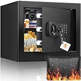25L Safe Tresor Feuerfest für Zuhause, mit feuerfester Tasche, Digitaler Tresor...