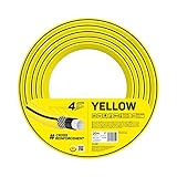 Cellfast YELLOW Gartenschlauch, Leicht, Strapazierfähig, 4-lagig, Haltbare...