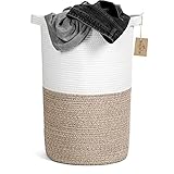 NestDécor | Wäschekorb geflochten - Vielseitiger Aufbewahrungskorb aus...