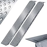 MASKO® 2X Auffahrrampe | Verladerampe | Verladeschiene | verzinkter Stahl | Antirutsch |...