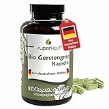 Superkost Bio Gerstengras Kapseln Hochdosiert 1500mg pro Tagesdosis 180 Kapseln...