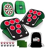 SWOOC Games - Bogey Pong | 3-in-1 Hinterhof-Golf-Pong-Spiel-Set mit Darts & Tic Tac Toe |...