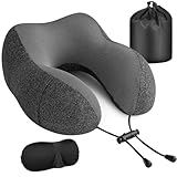 Cirorld Nackenkissen Flugzeug, Comfy Reisekissen Memory Foam, Ergonomisch Gestaltetes...